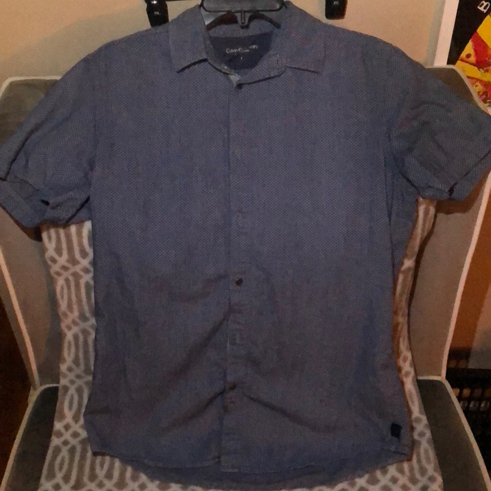 Button Up Polo by Calvin Klein mns S